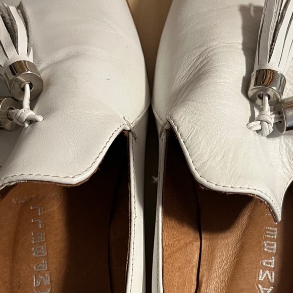 SOLD! Jeffrey Campbell -- Lawford white tassel loafers - Picture 10 of 10